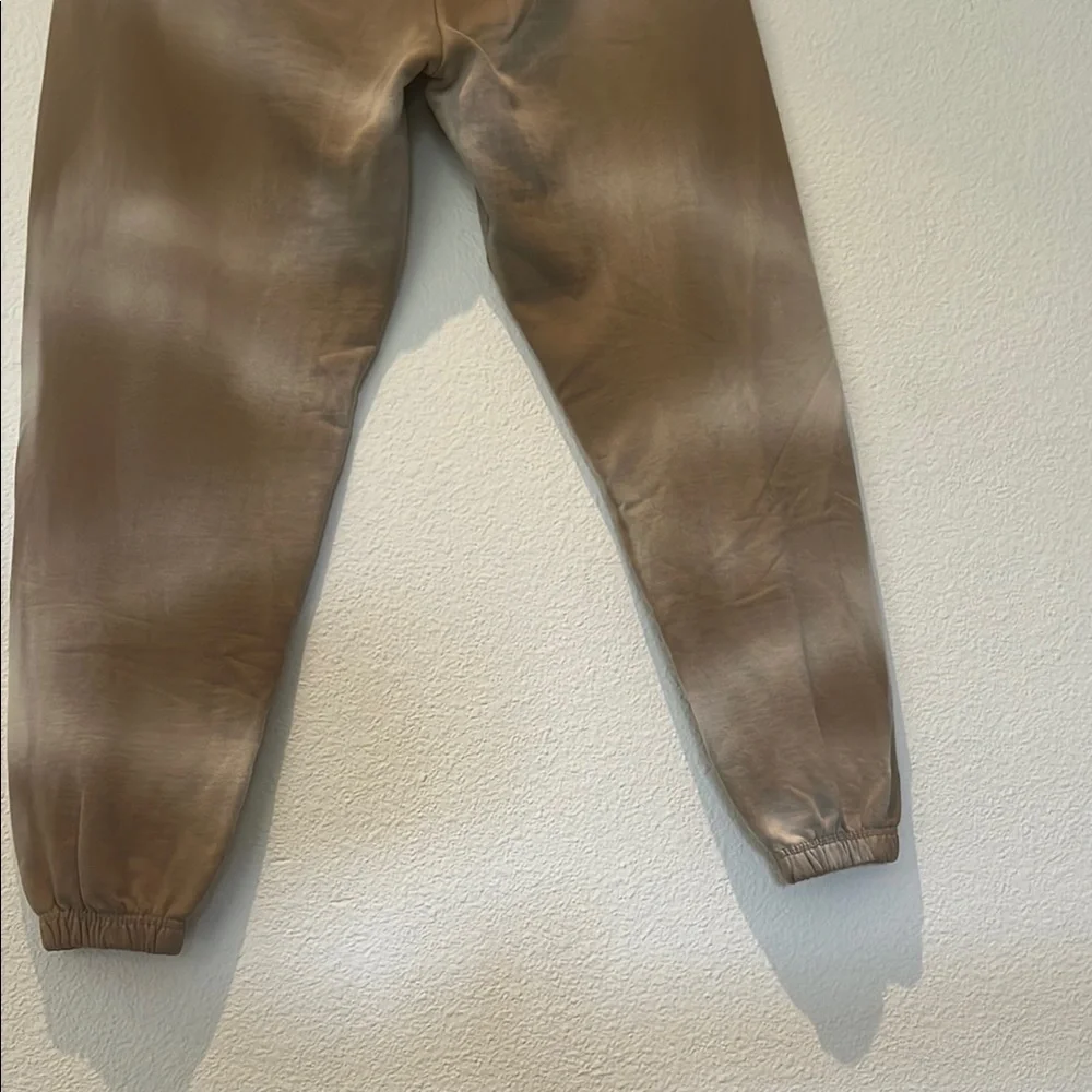 Noize Brown Sweatpants Relaxed Fit Elastic Cuffs